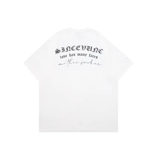 Men's Soft Y2K Style Graphic Tee - Vintage Harajuku Fashion