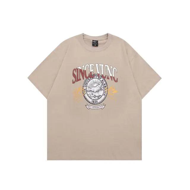 Men's Soft Y2K Style Graphic Tee - Vintage Harajuku Fashion