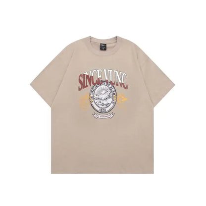 Men's Soft Y2K Style Graphic Tee - Vintage Harajuku Fashion