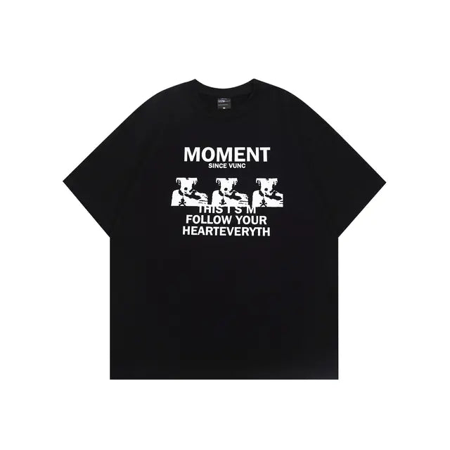 Men's Soft Y2K Style Graphic Tee - Vintage Harajuku Fashion