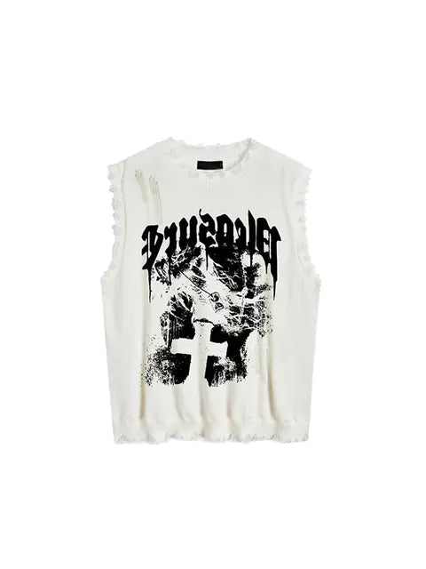 2023 Summer Gyaru Y2K Streetwear Off Shoulder Tank Top