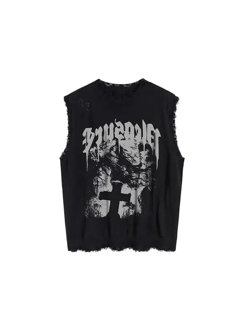 2023 Summer Gyaru Y2K Streetwear Off Shoulder Tank Top